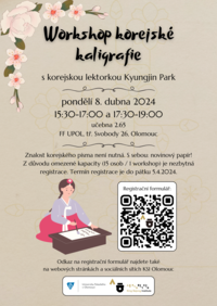 Workshop korejské kaligrafie