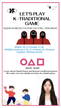 Kulturní přednáška: tradiční korejské hry