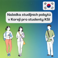 Nabídka studijních pobytů v Koreji pro studenty KSI